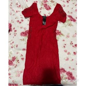 Bandage Bebe red dress